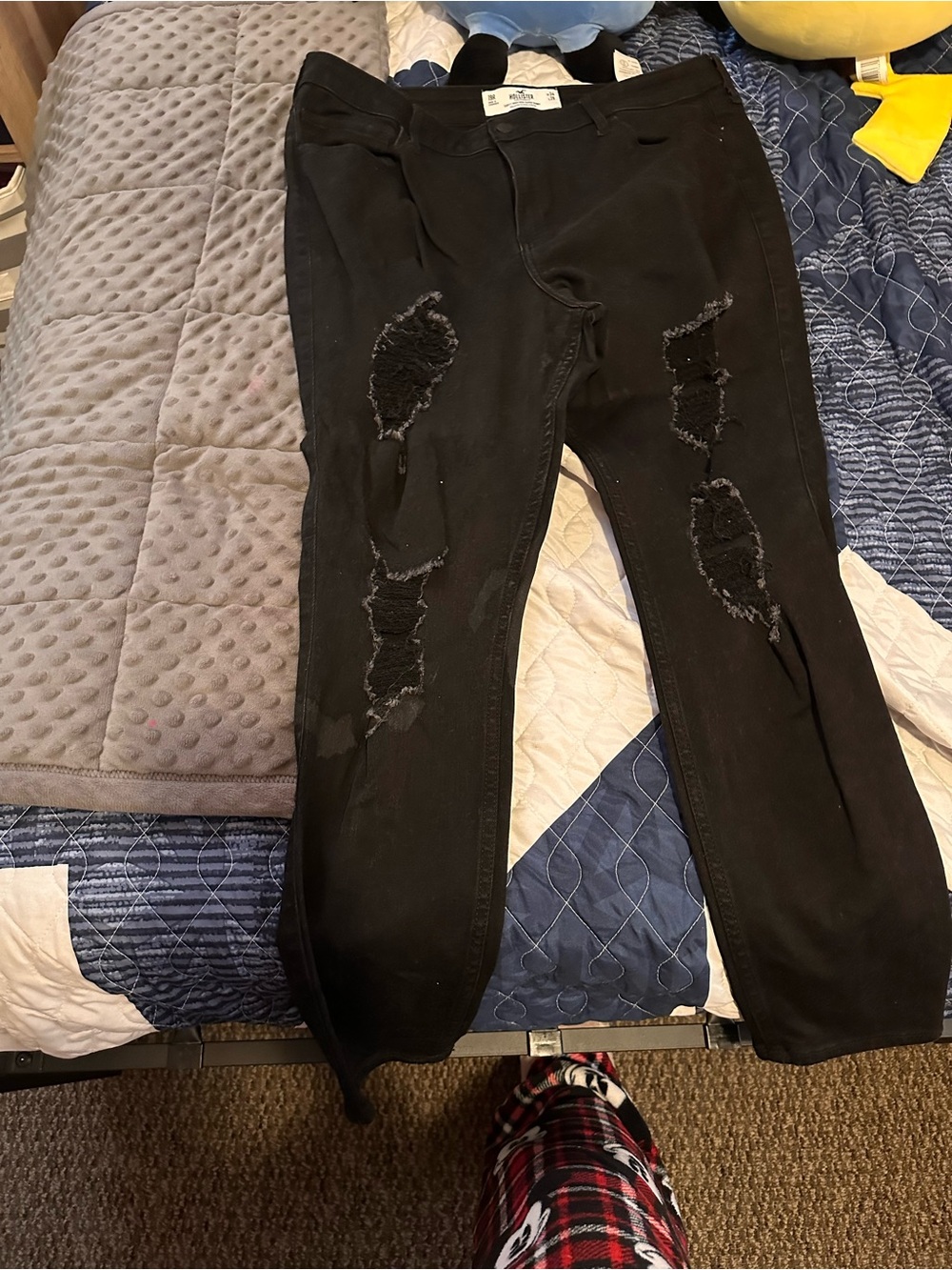 Hollister Black Ripped Skinny Men’s Jeans